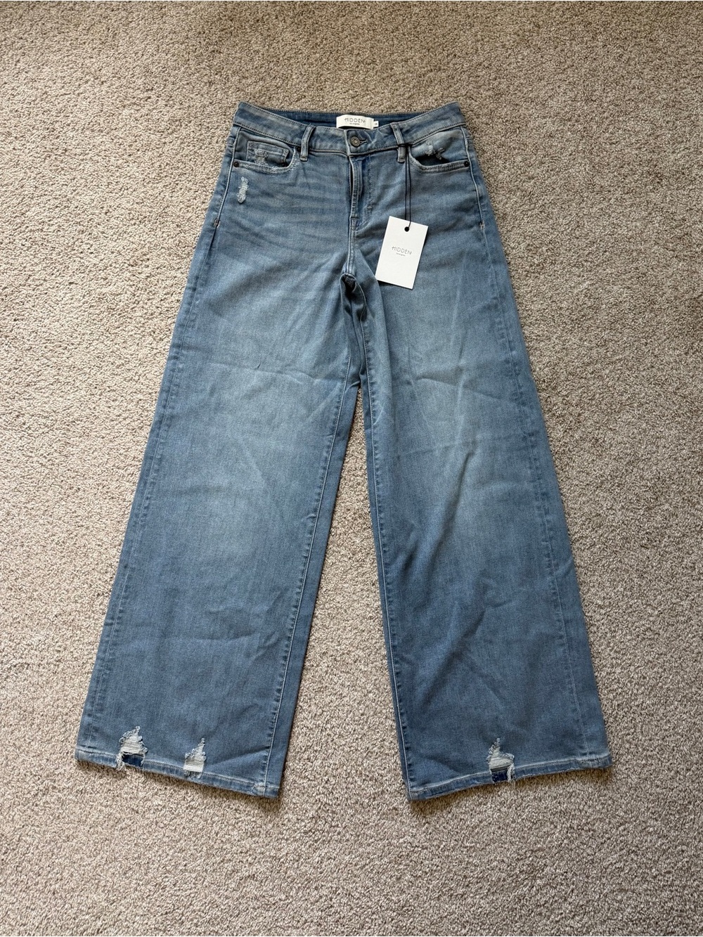 Hidden Los Angeles Nori Wide Leg Jeans 28 NWT